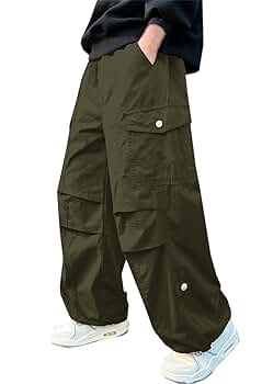 Amazon.com: SANGTREE Boy's Drawstring Waist Pleated Front